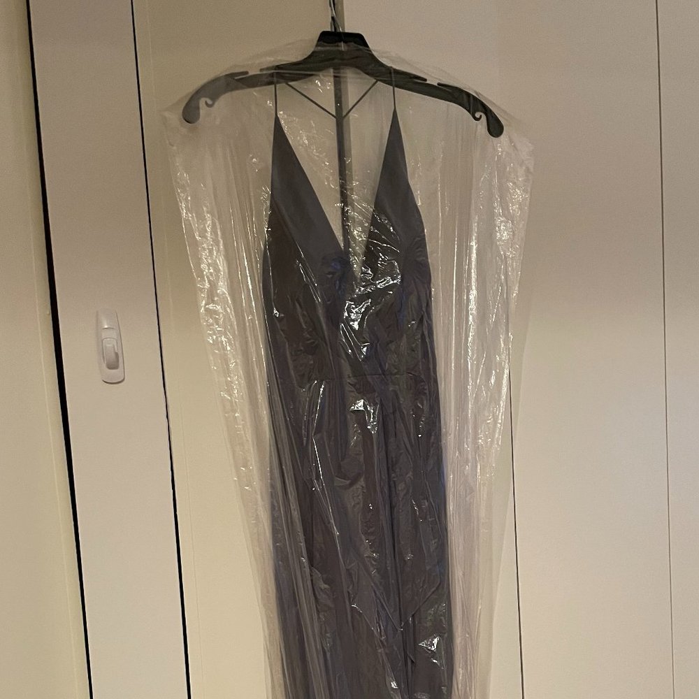 Jenny Yoo Farrah Bridesmaid Dress - Denmark Blue - Size 2